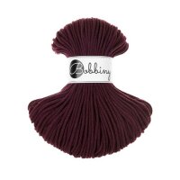 Baumwollkordeln - Flechtkordeln 3 mm - 100m Burgundy