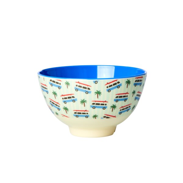 Rice Melamin Schüssel Blau - Wohnmobil Print 300ml