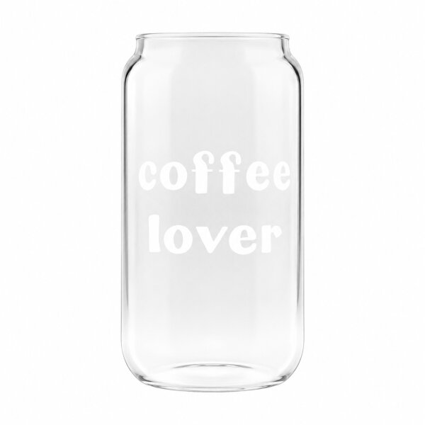 Hohes Trinkglas 500ml Transparent - Borosilikatglas für Iced Coffee