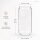Hohes Glas mit Herzen 15cm Transparent Weiß - Borosilikat 500ml