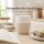 Steingut Becher 320ml Creme Beige - henkelloser Kaffeebecher Keramik