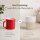 Steingut Becher 320ml Weiß Creme - Kaffeebecher ohne Henkel Kaffee