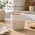 Mama Kaffeebecher 320ml Beige Creme - Steingutbecher handgefertigt