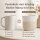 Mama Kaffeebecher 320ml Beige Creme - Steingutbecher handgefertigt