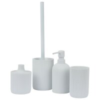 Zahnputzbecher Samos 7,5 x 11,7 cm - Grau