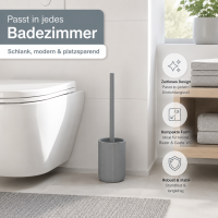 WC-Garnitur Samos Toilettenbürstenhalter - Grau