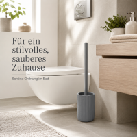 WC-Garnitur Samos Toilettenbürstenhalter - Grau