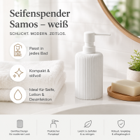 Seifenspender Samos - Weiß