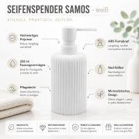 Seifenspender Samos - Weiß