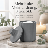 Aufbewahrungsdose Samos - Grau