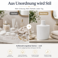 Aufbewahrungsdose Samos - Weiß