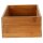 Küchen Organizer Set aus Bambus 2tlg Natur honigbraun Regalbox Küche