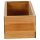 Küchen Organizer Set aus Bambus 2tlg Natur honigbraun Regalbox Küche