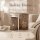Boltze Windlicht Christina 2er-Set Grau Shabby-Look