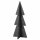 Deko Baum modern 50x120cm Grau Dunkelgrau Textil Weihnachten