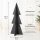 Deko Baum modern 50x120cm Grau Dunkelgrau Textil Weihnachten