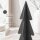 Deko Baum modern 50x120cm Grau Dunkelgrau Textil Weihnachten