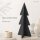 Deko Baum grau 35x79cm Grau Dunkelgrau Polyester Winterdeko