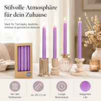 Boltze Home Stabkerze Melia - Lila