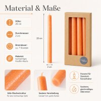 Boltze Home Stabkerze Melia 4er-SET - Orange