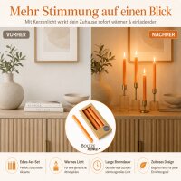 Boltze Home Stabkerze Melia 4er-SET - Orange