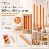 Boltze Home Stabkerze Melia 4er-SET - Orange