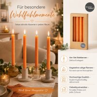 Boltze Home Stabkerze Melia 4er-SET - Orange