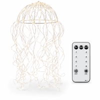 Lichterkette Qualle mit LED-Strängen - 300 LEDs 20 x...