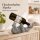 Flaschenhalter Alpaka 10cm 30cm Silber Silberfarben Tiermotiv Weinflasche