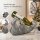 Flaschenhalter Alpaka 10cm 30cm Silber Silberfarben Tiermotiv Weinflasche
