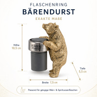 Flaschenring Bär Gold - Bärendurst