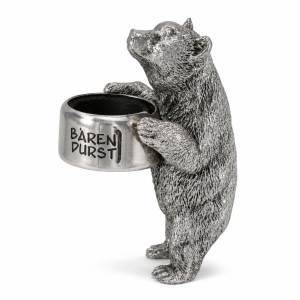 Flaschenring Bär Silber - Bärendurst
