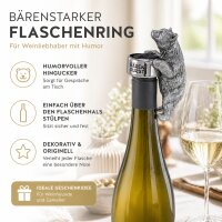 Flaschenring Bär Silber - Bärendurst