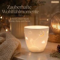 Räder Windlicht Engel Mond