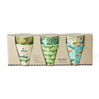 Rice Melamin Becher Set 6er Wildlife Jungen