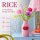 Rice Keramik Vase Kussmund - 6,5 x 14 cm