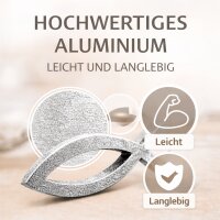 Kerzenstecker Fisch aus Aluminium