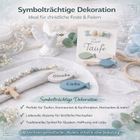 Streudeko Fische 8-Stück - Grün Blau Weiß