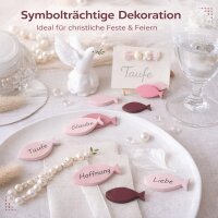 Streudeko Fische 8-Stück - Rosa Rot