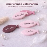 Streudeko Fische 8-Stück - Rosa Rot
