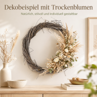 Türkranz Weidenkranz Natur 25 x 25 x 3 cm