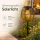 Solarlampe Natur Rund - 17 x 17 x 52 cm