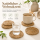 Getränkeuntersetzer aus Naturbast 4er-SET - Ø 11,5 cm