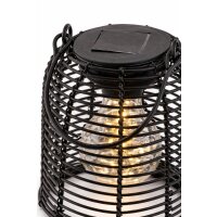 Solarlampe zum Aufhängen - Schwarz 13 x 13 x 17 cm