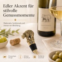 Weinflaschenverschluss Bär - Gold