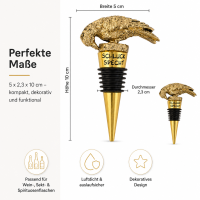 Weinflaschenverschluss Specht - Gold