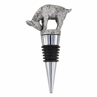 Weinflaschenverschluss Ziege - Silber