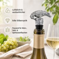 Weinflaschenverschluss Specht- Silber