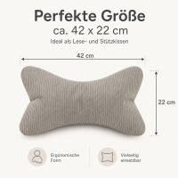 Kissen Leseknochen Inga - Grau