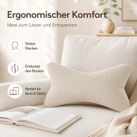 Kissen Leseknochen Inga - Natur